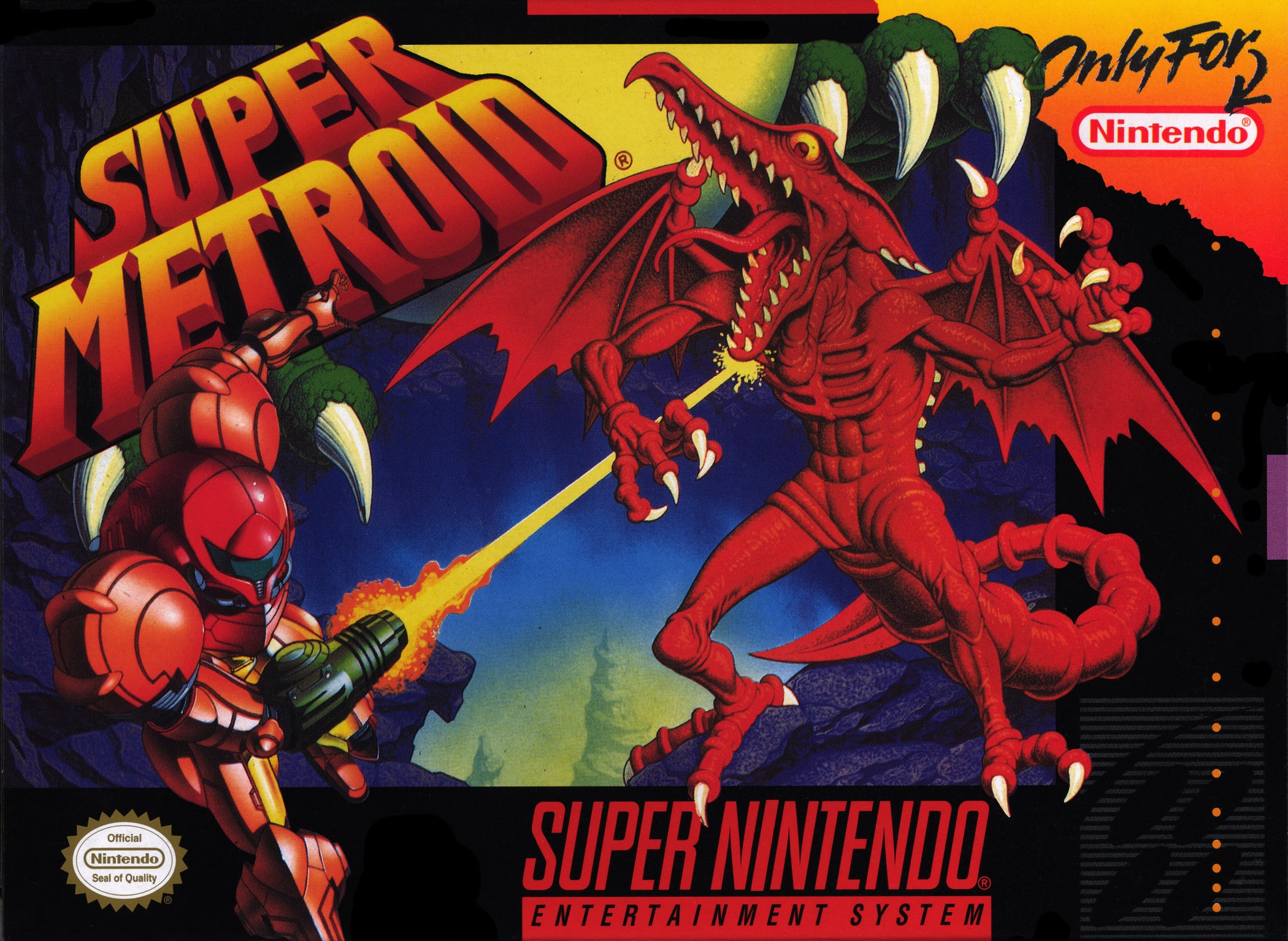 Super Metroid box art
